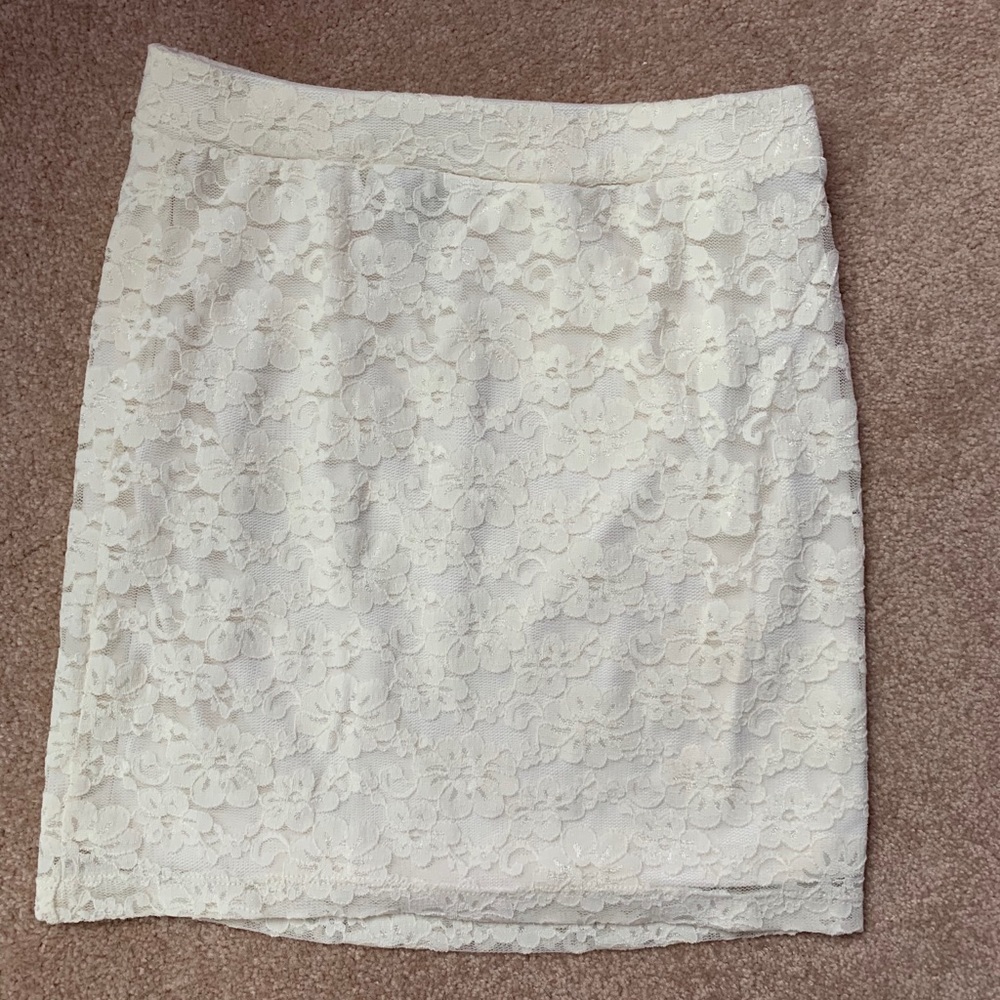 Lace Bodycon Skirt